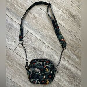 Lug Swing Crossbody Bag Black Jungle Print